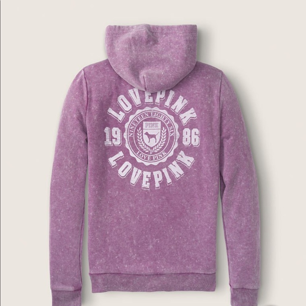 PINK Lounge Zip up hoodie Large